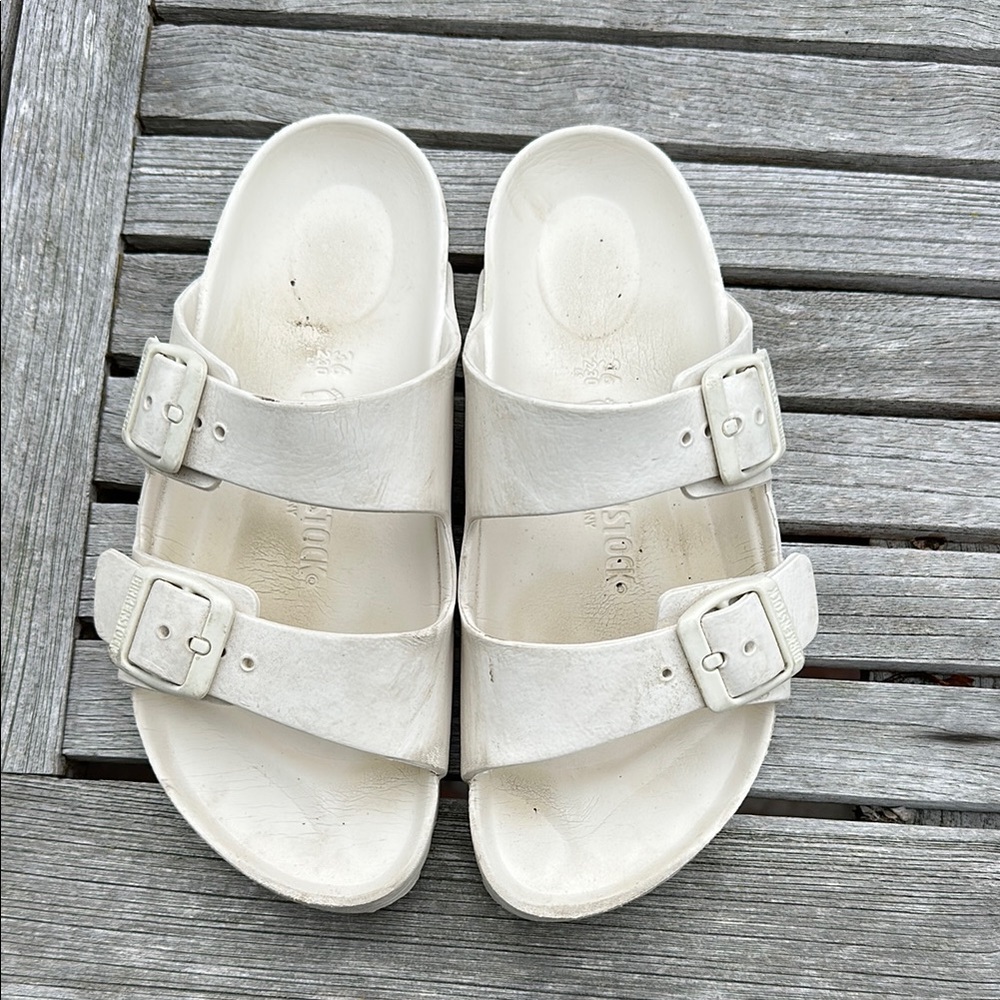 Birkenstock White Sandals
